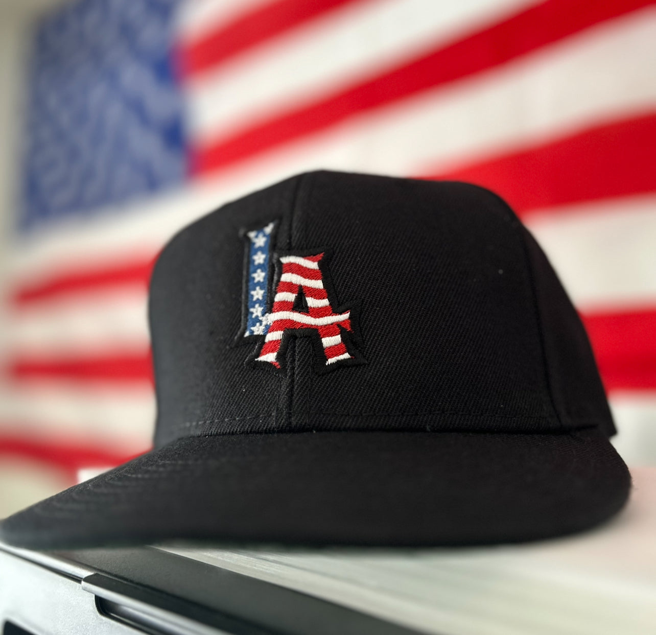 L.A Flag Hat (BLACK)