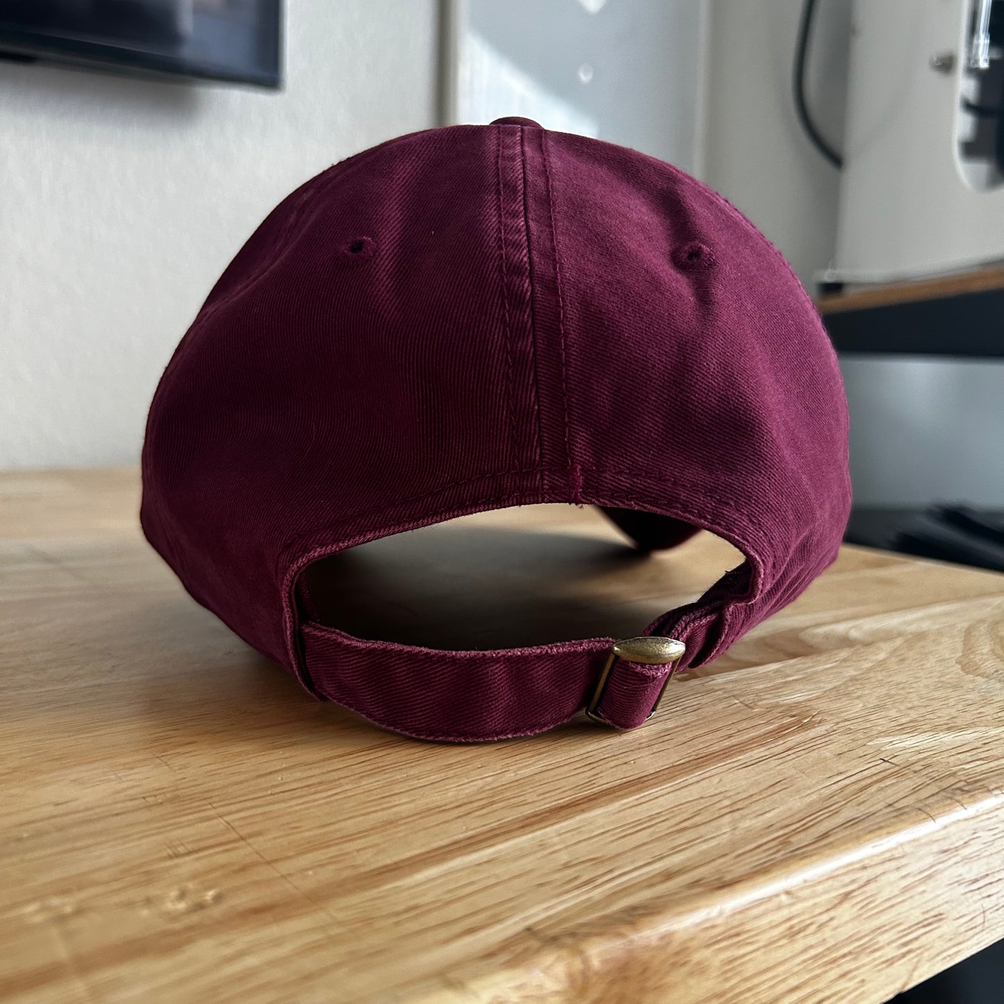 Blank Dad Hat (Maroon)