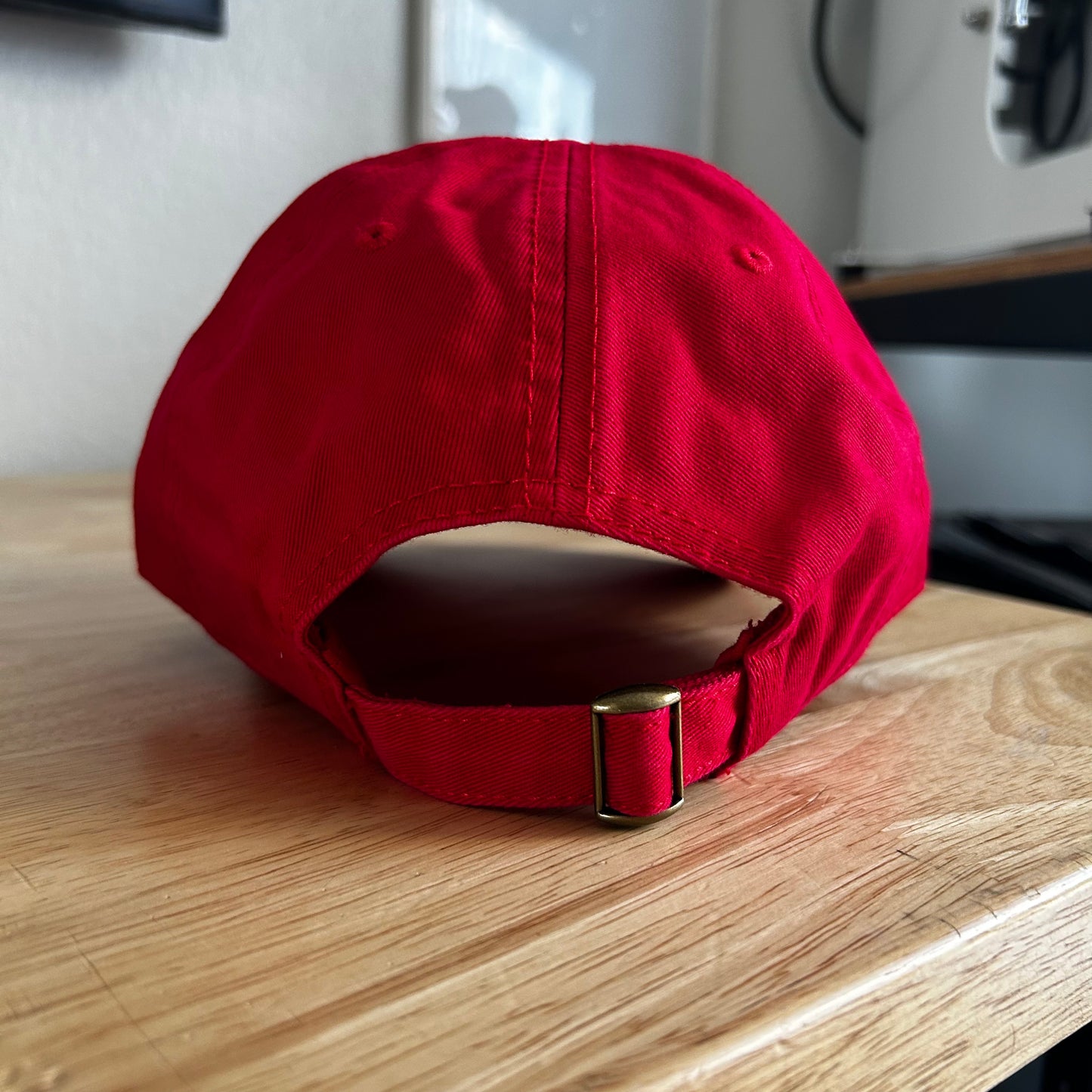 Blank Dad Hat (Red)