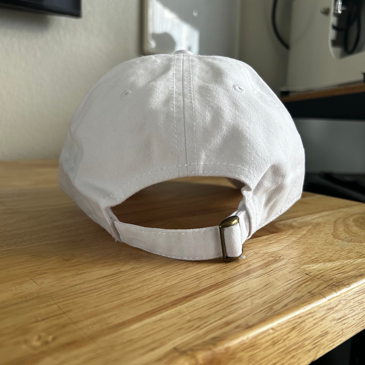 Blank Dad Hat (White)