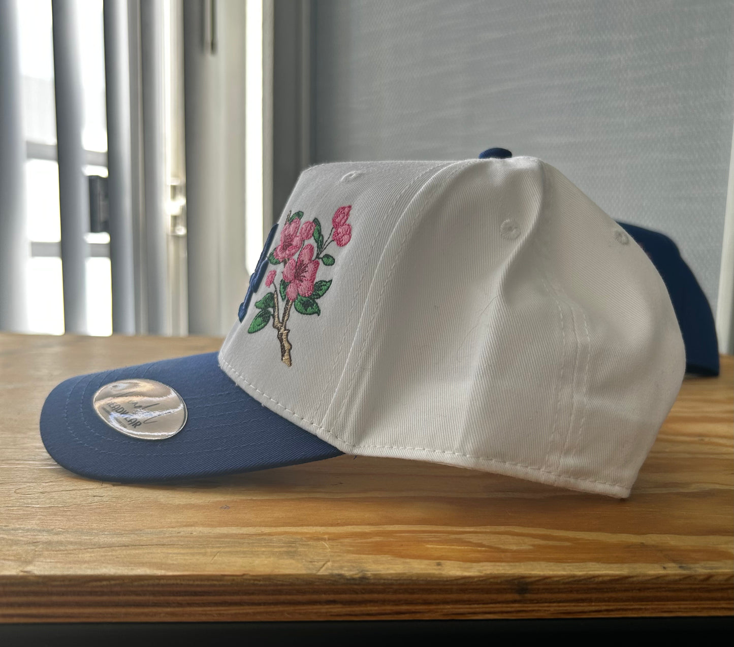 LA "Cherry Blossom" OG Snapback (White/Blue)