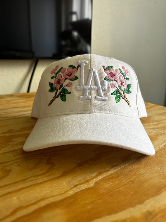 LA "Cherry Blossom" Velcro Strap (White)