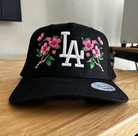 LA "Cherry Blossom" OG Snapback (Black)
