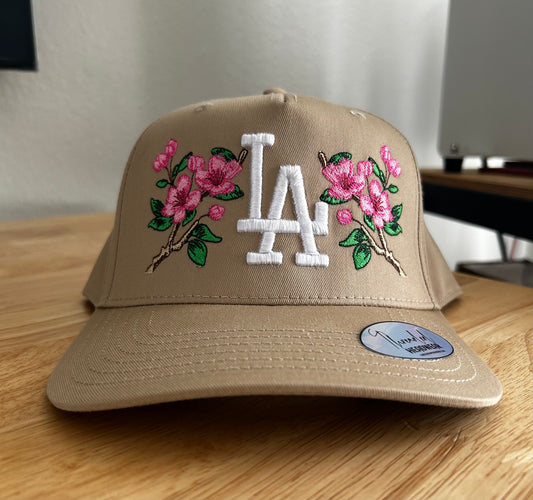 LA "Cherry Blossom" OG Snapback (Tan)