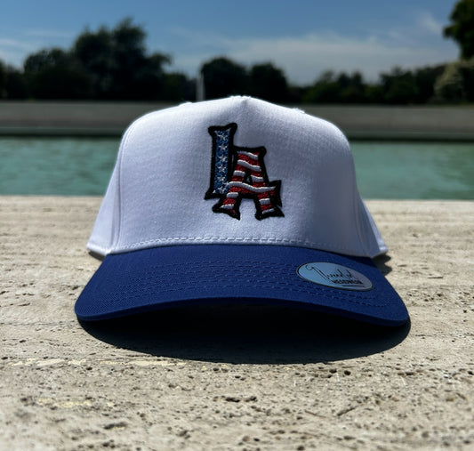 L.A Flag Hat (Blue/White)