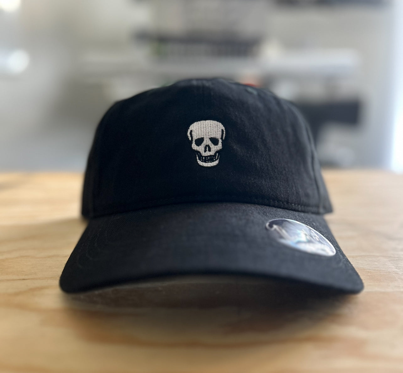 Skull Dad Hat (Black)