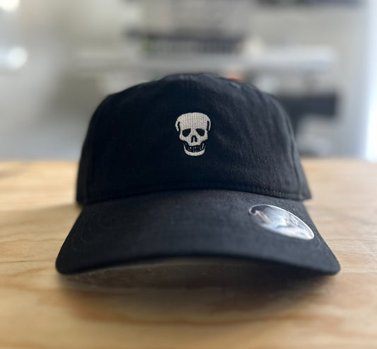 Skull Dad Hat (Black)