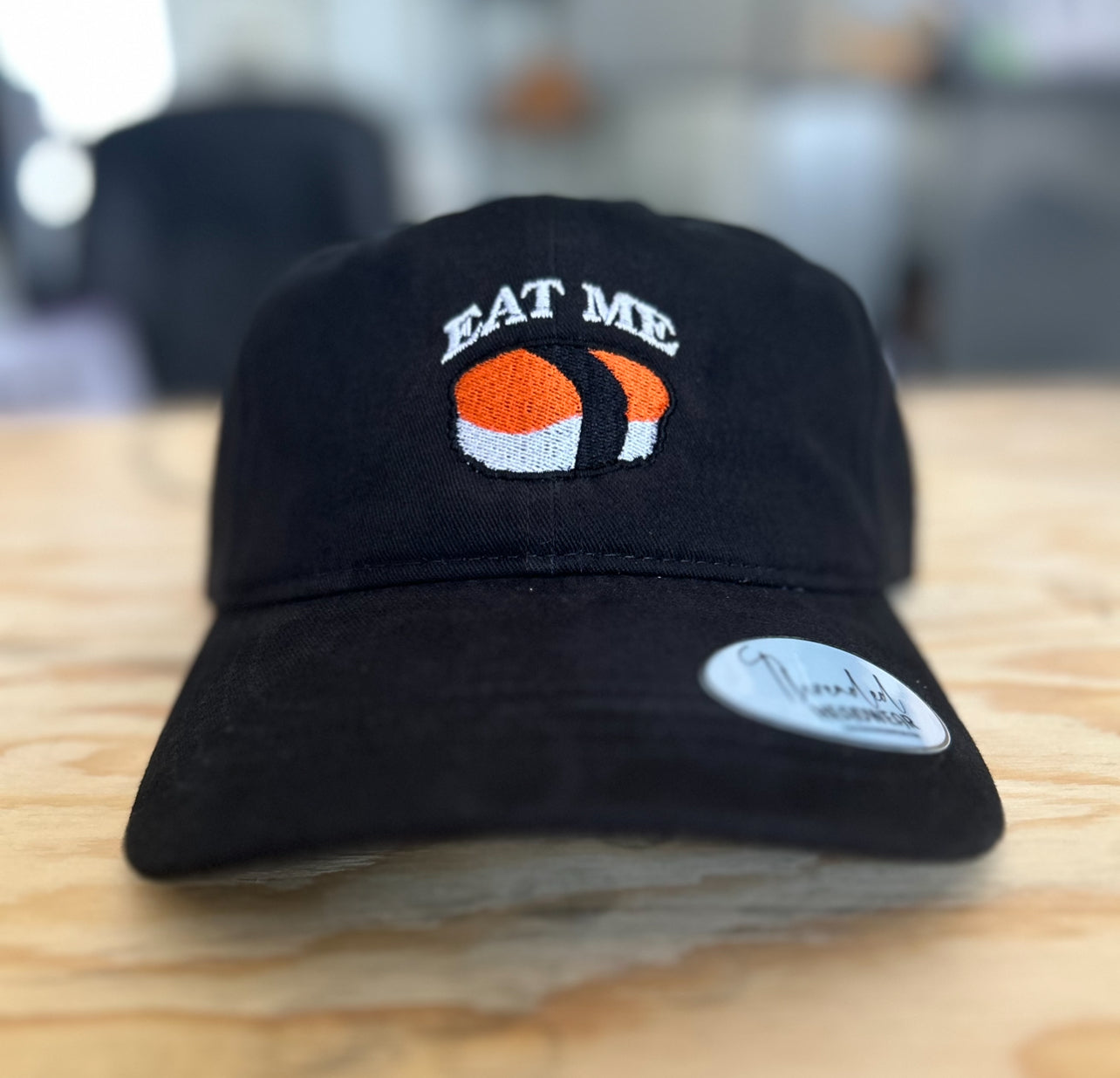 Spam Musubi Dad Hat (Black)