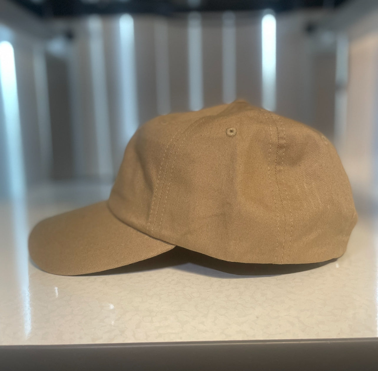 Hotdog Dad Hat (Tan/Black)