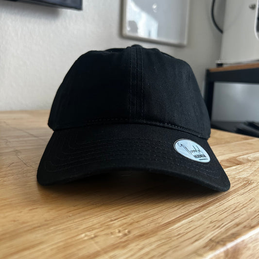 Blank Dad Hat (Black)