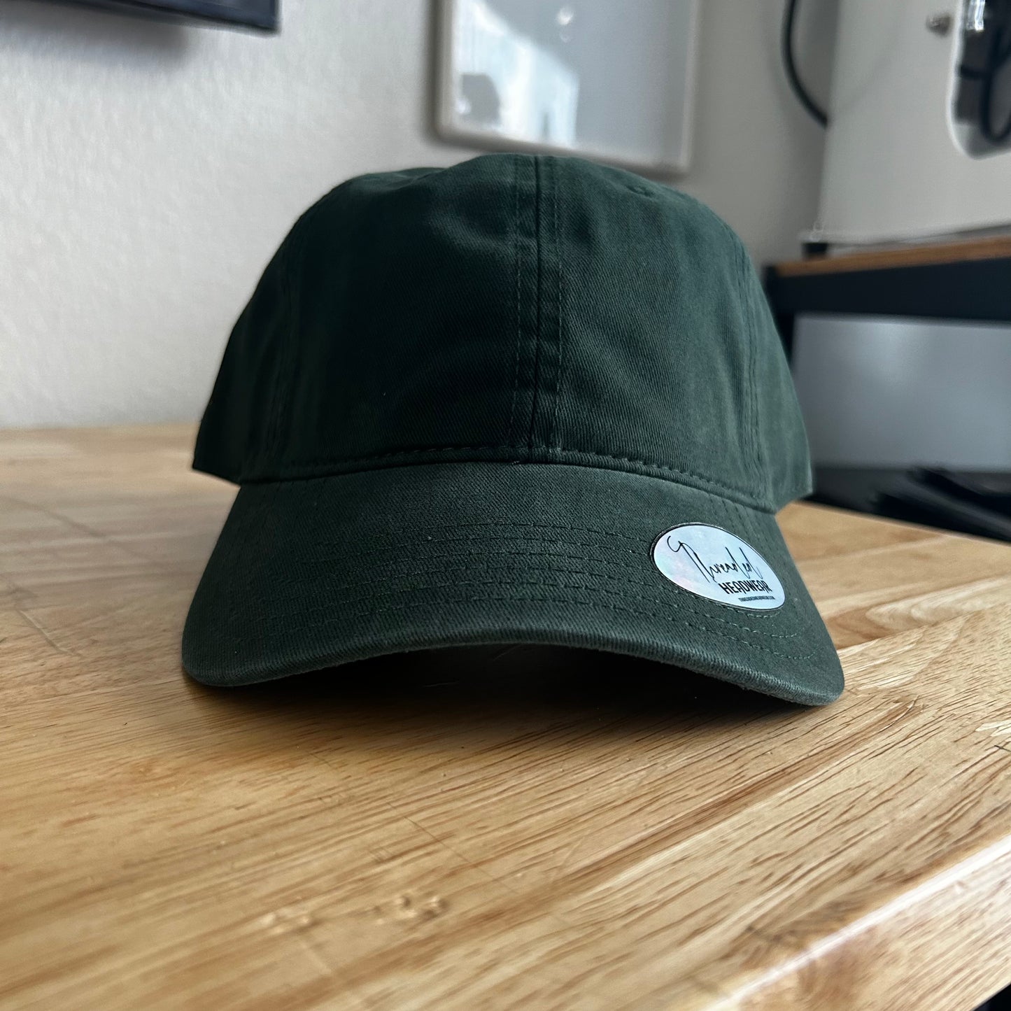 Blank Dad Hat (Dark Green)