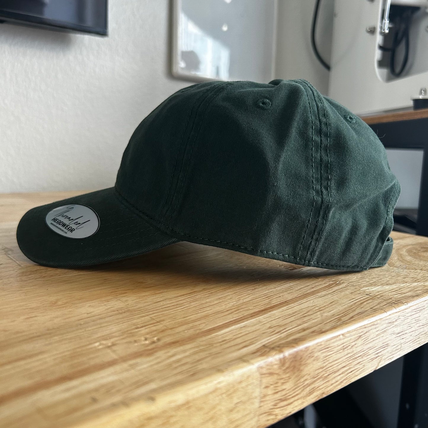 Blank Dad Hat (Dark Green)