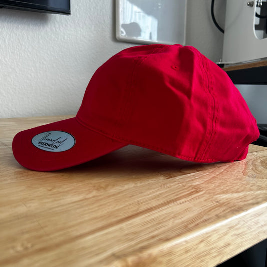 Blank Dad Hat (Red)