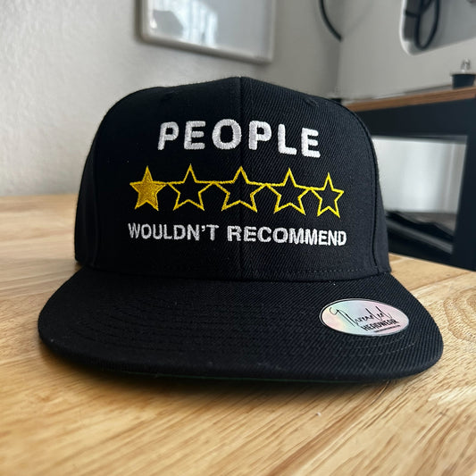 People Suck 6 Panel Snapback