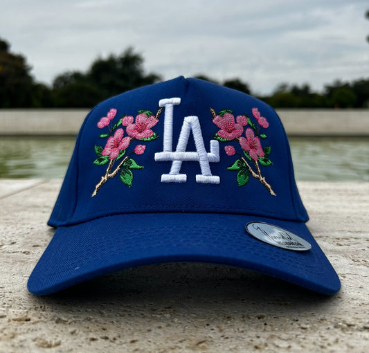 LA "Cherry Blossom" OG Snapback (Blue)