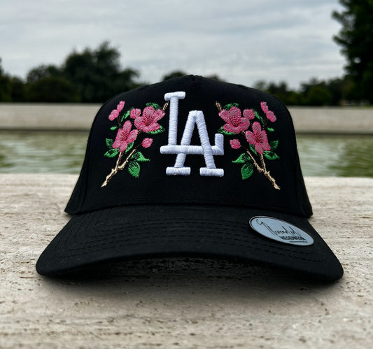 LA "Cherry Blossom" OG Snapback (Black)